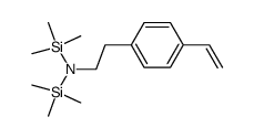 4-{2-[N,N-bis(trimethylsilyl)amino]ethyl}styrene Structure