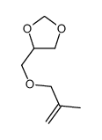 4-(2-methylprop-2-enoxymethyl)-1,3-dioxolane Structure