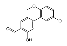 4-(2,5-dimethoxyphenyl)-2-hydroxybenzaldehyde Structure