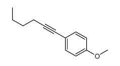 1-hex-1-ynyl-4-methoxybenzene Structure