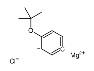 magnesium,(2-methylpropan-2-yl)oxybenzene,chloride Structure