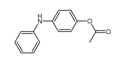 4-(phenylamino)phenyl acetate Structure