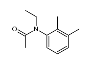 acetic acid-(N-ethyl-2,3-dimethyl-anilide) Structure