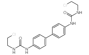 Urea,1,1'-(4,4'-biphenylylene)bis[3-(2-chloroethyl)- (8CI) Structure