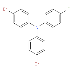 N,N-Bis(4-bromophenyl)-4-fluoroaniline Structure