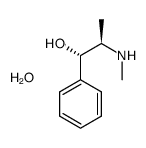 (1S,2R)-(+)-半水麻黄碱结构式