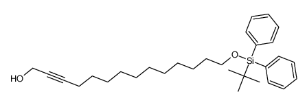 14-((tert-butyldiphenylsilyl)oxy)tetradec-2-yn-1-ol Structure