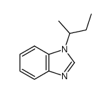 1H-Benzimidazole,1-(1-methylpropyl)-(9CI) structure