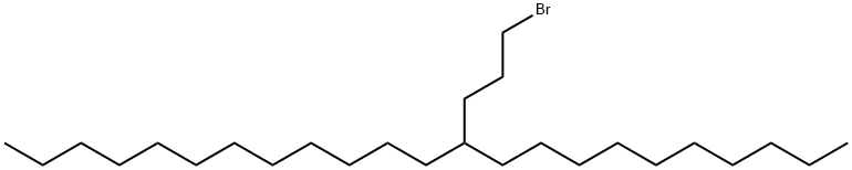 1-溴-4-癸基十六烷结构式