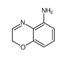 2H-1,4-Benzoxazin-5-amine(9CI)结构式