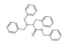 N,N-Dibenzylphenylalanine benzyl ester Structure