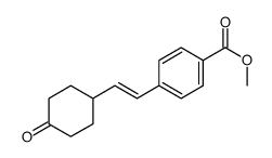 methyl 4-[2-(4-oxocyclohexyl)ethenyl]benzoate Structure