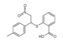 2-[1-(4-methylphenyl)-2-nitroethyl]sulfanylbenzoic acid Structure