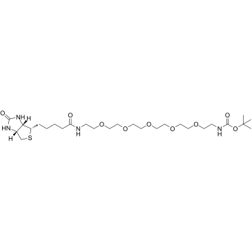 Biotin-PEG5-NH-Boc图片