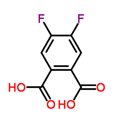 4,5-二氟邻苯二甲酸结构式