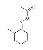 2-methylcyclohexanone oxime acetate Structure