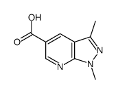 1,3-DIMETHYL-1H-PYRAZOLO[3,4-B]PYRIDINE-5-CARBOXYLIC ACID结构式