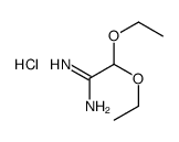 2,2-Diethoxyacetamidine Hydrochloride Structure