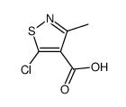 5-chloro-3-methyl-1,2-thiazole-4-carboxylic acid structure