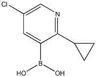 5-Chloro-2-(cyclopropyl)pyridine-3-boronic acid picture