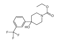 ethyl 4-hydroxy-4-[3-(trifluoromethyl)phenyl]piperidine-1-carboxylate Structure