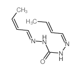 Crotonaldehyde,carbohydrazone (8CI)结构式