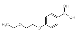 (4-(2-ETHOXYETHOXY)PHENYL)BORONIC ACID Structure