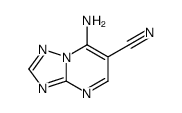 7-Amino[1,2,4]triazolo[1,5-a]pyrimidine-6-carbonitrile结构式