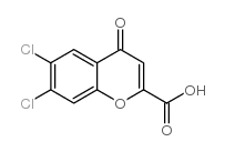 6,7-DICHLOROCHROMONE-2-CARBOXYLIC ACID Structure