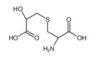 (2R)-2-amino-3-(2-carboxy-2-hydroxyethyl)sulfanylpropanoic acid Structure