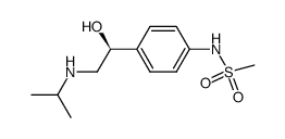 (+)-Sotalol Structure