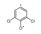 2,5-Cyclohexadien-1-ylidene,3,5-dichloro-4-oxo- (7CI,8CI,9CI) structure