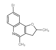 8-bromo-2,4-dimethyl-2,3-dihydrofuro[3,2-c]quinoline structure