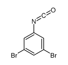 1,3-dibromo-5-isocyanatobenzene结构式