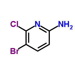 5-Bromo-6-chloropyridin-2-amine Structure