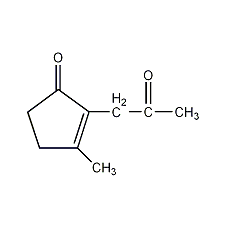 3-甲基-2-(2-氧代丙基)-2-环戊烯酮结构式