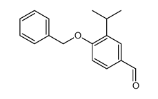 4-phenylmethoxy-3-propan-2-ylbenzaldehyde Structure