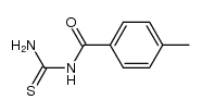 4-methyl-N-thiocarbamoyl-benzamide结构式