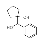 Benzenemethanol, a-(1-hydroxycyclopentyl)-结构式