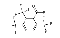 2,3,6-Tris-(trifluormethyl)-benzoylfluorid结构式