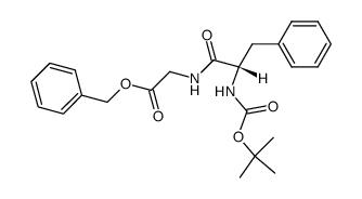 Boc-Phe-Gly-OBn Structure