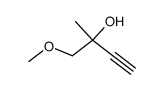 1-methoxy-2-methyl-but-3-yn-2-ol Structure