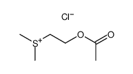 (2-acetoxy-ethyl)-dimethyl sulfonium , chloride Structure