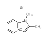 7,8-dimethyl-1,7-diazabicyclo[4.3.0]nona-2,4,8-triene结构式