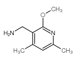 1-(2-甲氧基-4,6-二甲基吡啶-3-基)甲胺结构式