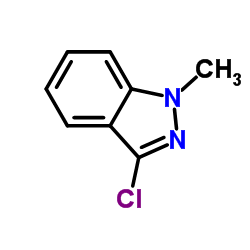 3-Chloro-1-methyl-1H-indazole Structure