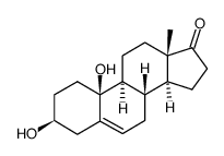 3β,10β-Dihydroxy-19-norandrost-5-en-17-one Structure