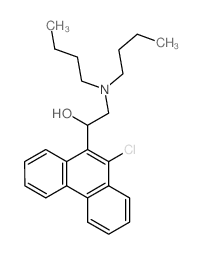 1-(10-chlorophenanthren-9-yl)-2-(dibutylamino)ethanol结构式