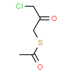 Ethanethioic acid,S-(3-chloro-2-oxopropyl) ester Structure