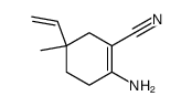 1-Cyclohexene-1-carbonitrile,2-amino-5-ethenyl-5-methyl- Structure